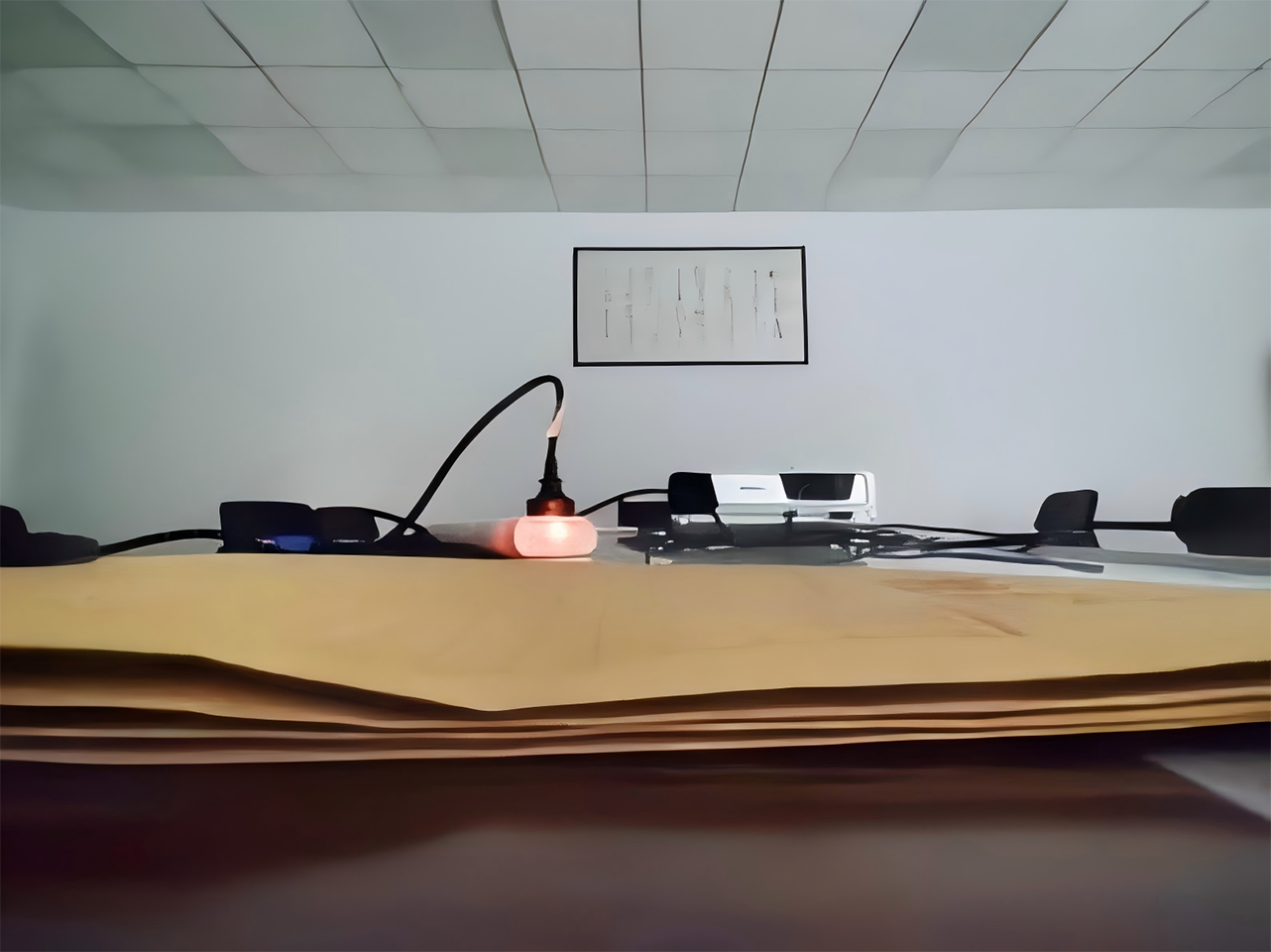 Algorithm enhanced scene